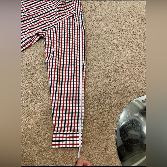 Men's GALAXY BY HARVIC checkered plaid long sleeve button down shirt - Picture 7 of 11